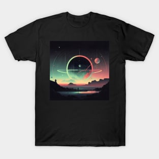 Sci fi space art T-Shirt